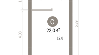 21.00 м² | 2 - 9 эт.