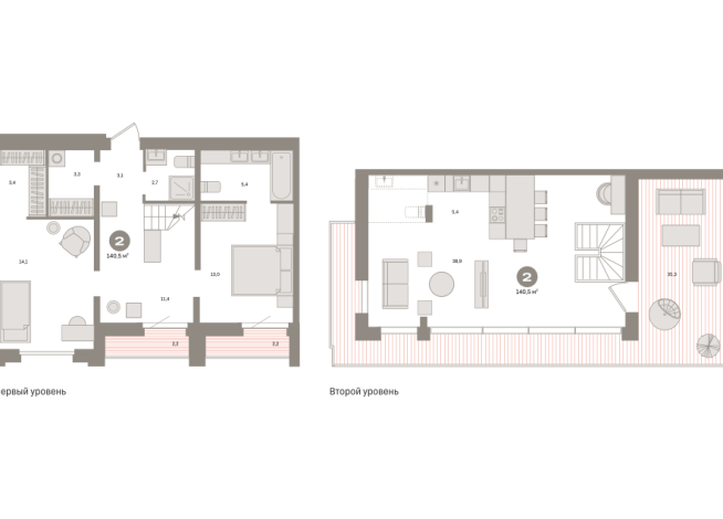 140.00 м² | 8 - 8 эт.