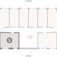 34.00 м² | 4 - 9 эт. 01