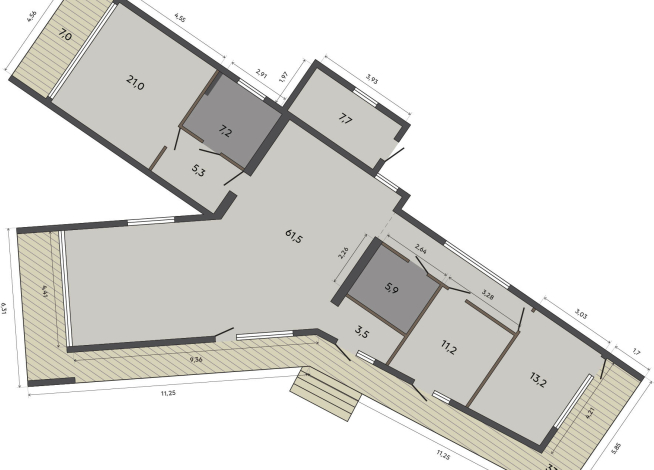 184.50 м²