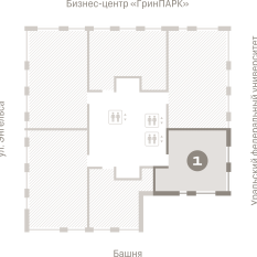 74.00 м² | 11 - 25 эт. 11