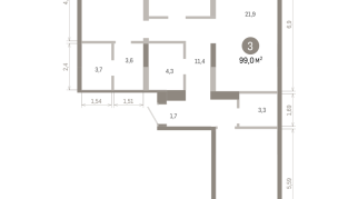 99.00 м² | 5 - 9 эт.