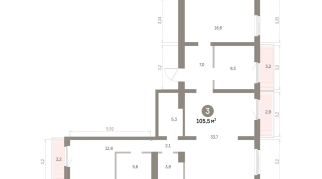 105.00 м² | 5 - 9 эт.