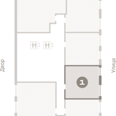 45.00 м² | 2 - 16 эт. 01