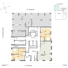 44.50 м² | 2 - 25 эт. 00
