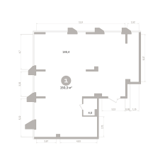 150.00 м² | 16 - 25 эт. 00