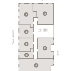 83.00 м² | 6 - 16 эт. 00
