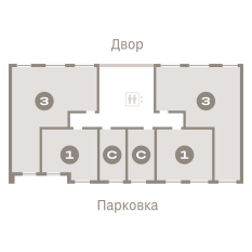 85.00 м² | 2 - 8 эт. 41