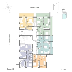 72.00 м² | 2 - 25 эт. 00