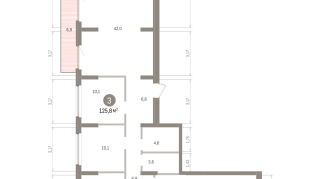 125.00 м² | 6 - 7 эт.