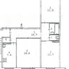 3-к квартира | 64.10 м² | 7 - 9 эт. 111