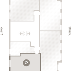 55.00 м² | 14 - 16 эт. 01