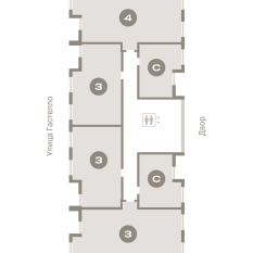 125.00 м² | 8 - 8 эт. 00