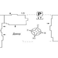 1-к квартира | 24.92 м² | 10 - 17 эт. 01