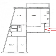 4-к квартира | 75.80 м² | 5 - 9 эт. 41