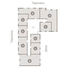 39.00 м² | 8 - 9 эт. 41