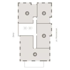 175.00 м² | 17 - 17 эт. 110