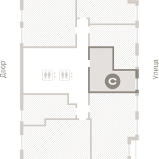 34.00 м² | 13 - 16 эт. 01