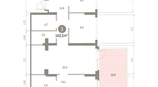 102.00 м² | 1 - 9 эт.
