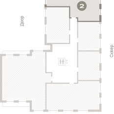 64.00 м² | 8 - 9 эт. 01