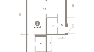 85.00 м² | 2 - 8 эт.