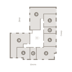 19.00 м² | 6 - 9 эт. 80