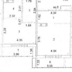 1-к квартира | 48.60 м² | 2 - 18 эт. 00