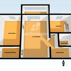 2-к квартира | 41.80 м² | 3 - 5 эт. 51