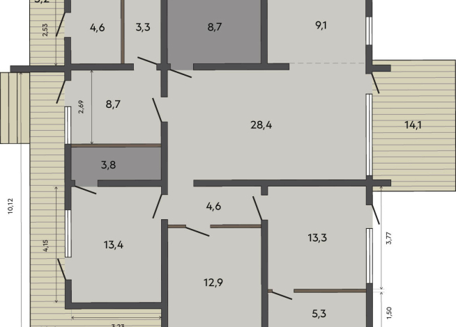 149.80 м²