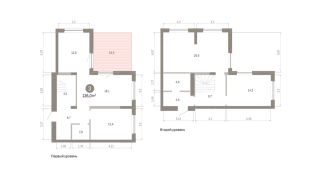 135.00 м² | 15 - 16 эт.