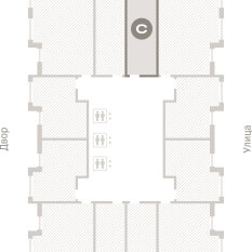 32.00 м² | 19 - 25 эт. 01