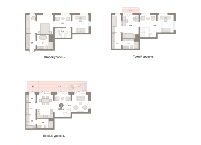 197.00 м² | 1 - 8 эт.