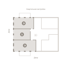 89.00 м² | 1 - 8 эт. 00