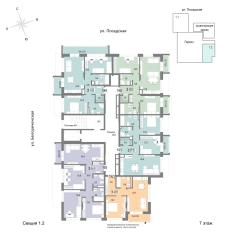 74.00 м² | 7 - 25 эт. 00