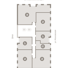 45.00 м² | 8 - 17 эт. 110