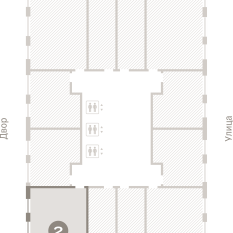 64.00 м² | 14 - 25 эт. 01