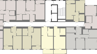 54.90 м² | 6 - 19 эт.