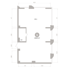 108.00 м² | 5 - 25 эт. 01