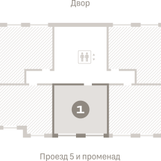 39.00 м² | 2 - 9 эт. 01