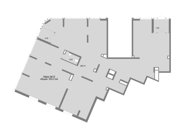 303.20 м² | 1 - 22 эт.