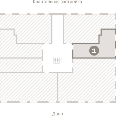 41.00 м² | 2 - 8 эт. 01