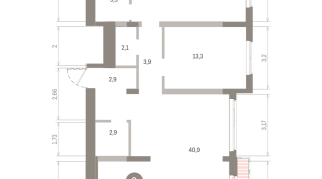 92.00 м² | 16 - 17 эт.