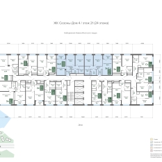 55.07 м² | 21 - 24 эт. 01