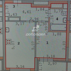 1-к квартира | 37.20 м² | 14 - 27 эт. 61