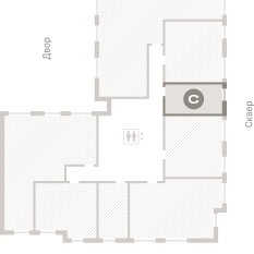 20.00 м² | 7 - 9 эт. 01