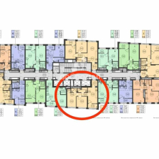 2-к квартира | 55.35 м² | 27 - 32 эт. 01