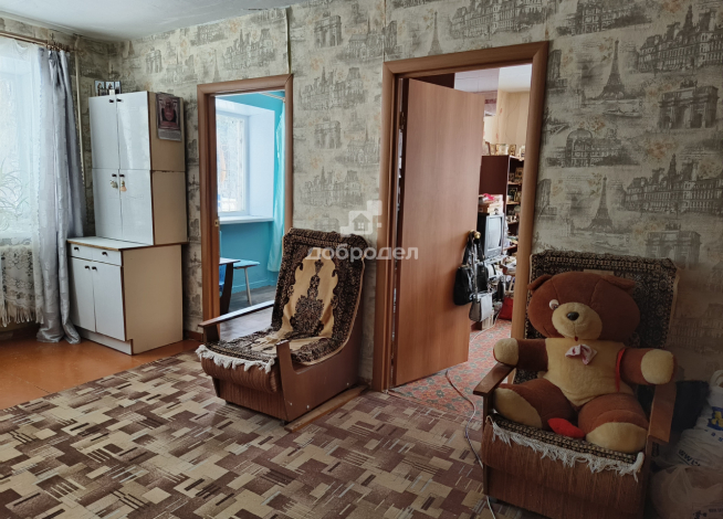 4-к квартира | 62.10 м² | 1 - 5 эт.