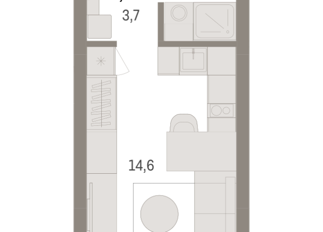 24.00 м² | 3 - 7 эт.