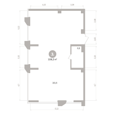 108.00 м² | 5 - 21 эт. 01