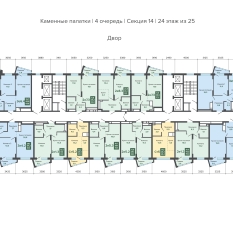 43.10 м² | 24 - 25 эт. 01